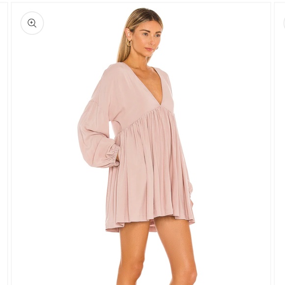 Tularosa Lara Tunic Dress - Size S, Light Mauve - Picture 3 of 3